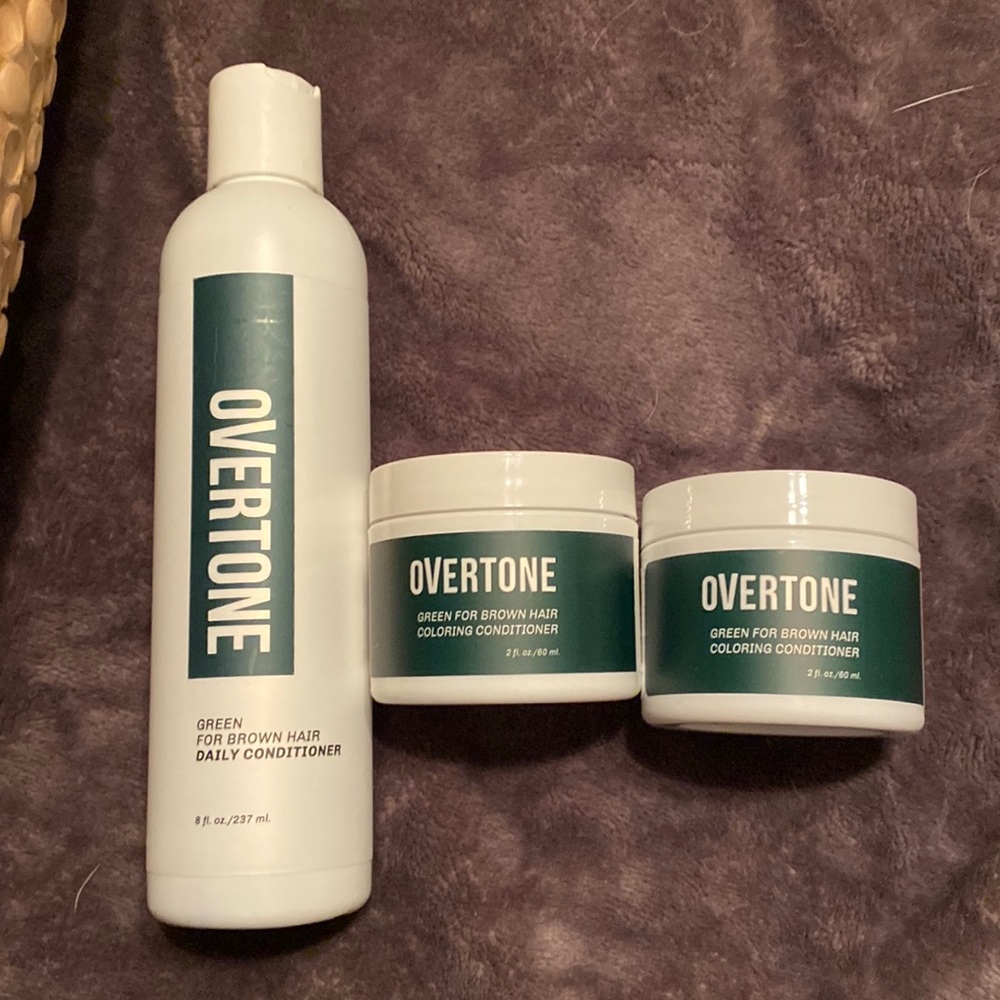 Overtone Green for Brown Hair